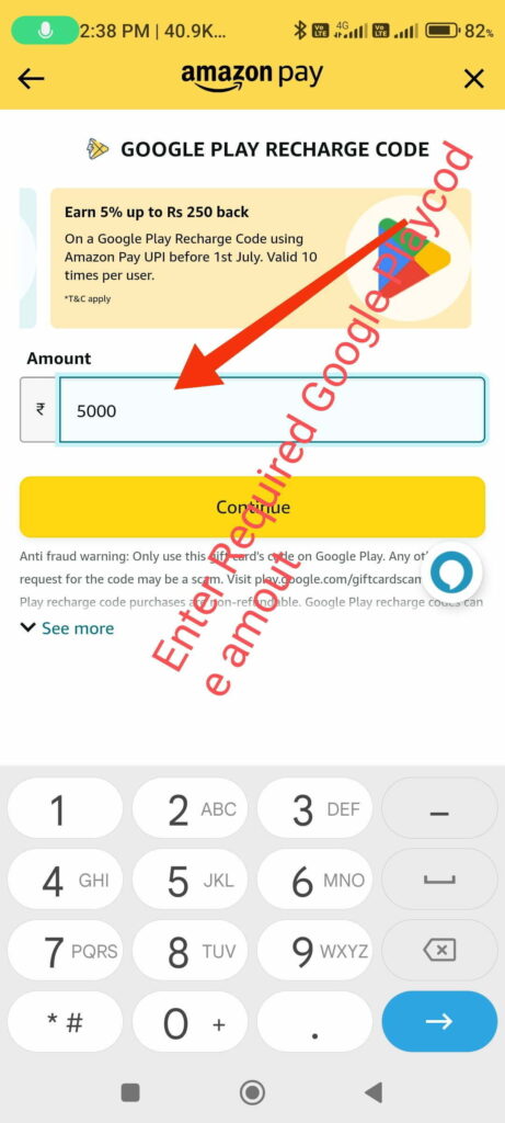 Google Play Redeem code Get Unlimited 5% Cashback 3 IMG 20230623 144123