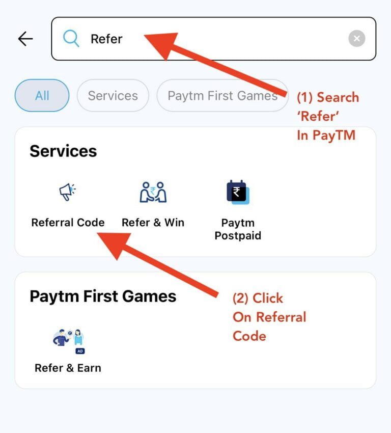 Paytm ₹100 Loot-Paytm Refer And Earn Get upto ₹100 Cashback 1 Paytm ₹100 loot