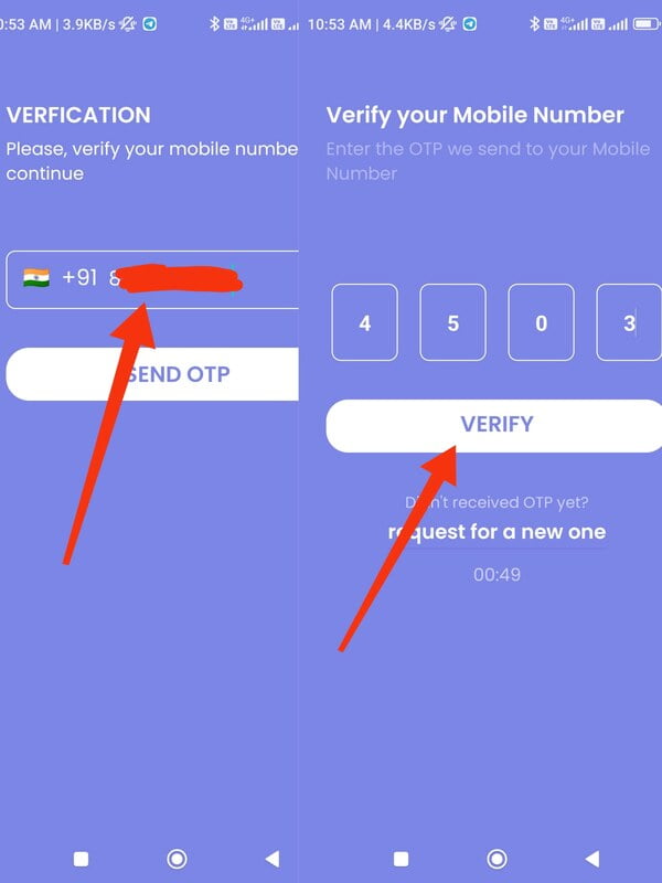 RewardX App Offer: Complete Simple Task,survey, Get Exciting Reward |Cashback offers on RewardX App 4 rewardx otp verification