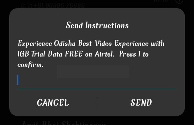Data Dhamaka Loot-Give Missed call Airtel Number Get 4G data 1 Free data Dhamaka Loot