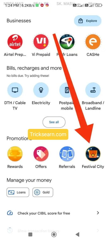 Google Pay Rangoli Fest Offer Tricks-Collect Flowers And Get Upto 201 Cashback Reward 3 IMG 20231110 092157