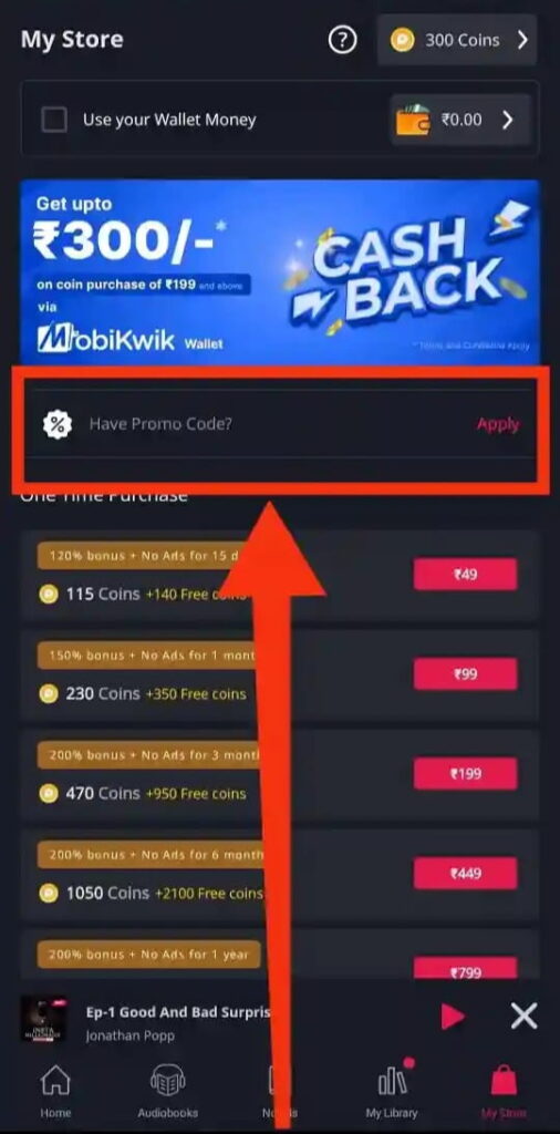FM pocket Promo Code 2024 - 1000% working April Promo Code 2 Pocket FM Promo Code 2023 offer