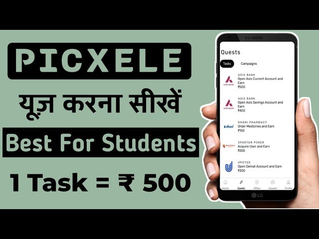 Picxele App Offer Loot – Complete Small Tasks & Earn Free PayTM / UPI Cash Daily | Proof Added Picxele App Offer Loot