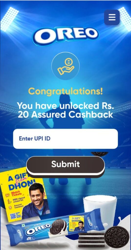 Oreo New Loot Offer: Earn ₹5 to ₹30 Cashback In UPI 4 Oreo Cashback