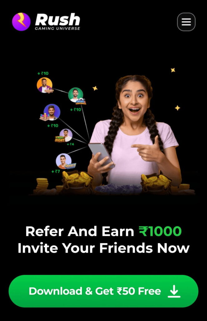 Rush by hike App-Refer And Earn upto ₹1000 Also Get ₹50 on Signup 9 IMG 20240207 213351