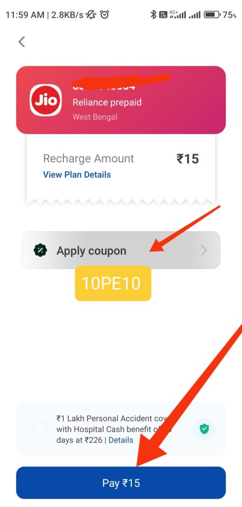 Mobikwik 10pe10 Recharge Offer