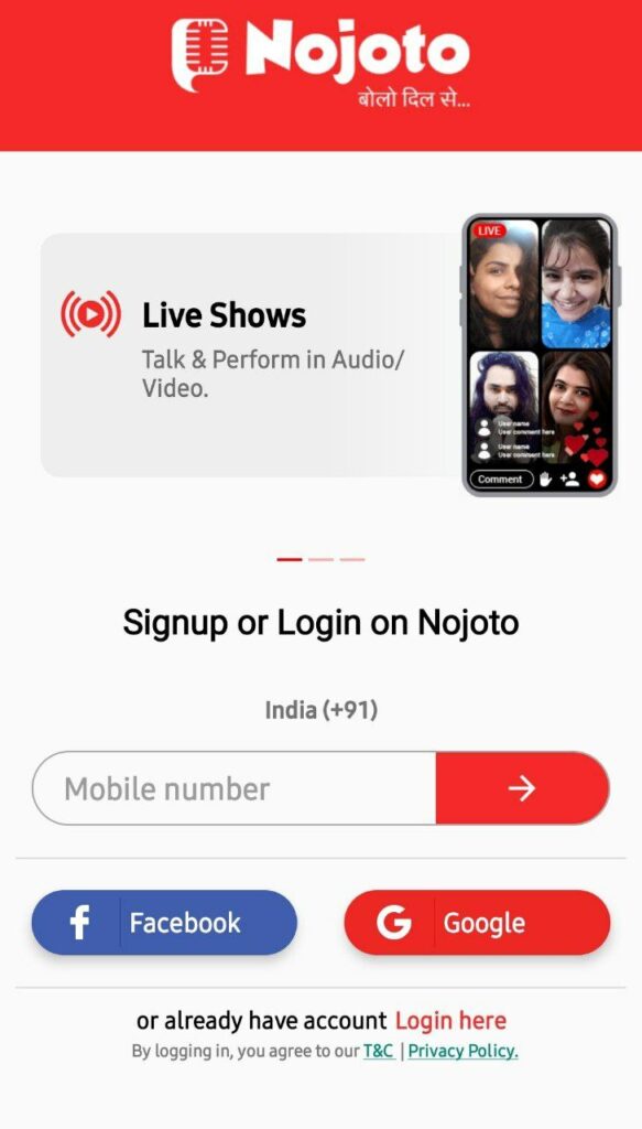 Nojoto App Referral Code - Sing Up & Earn ₹100 Cash 2 photo 2022 11 19 08 05 25 583x1024 1