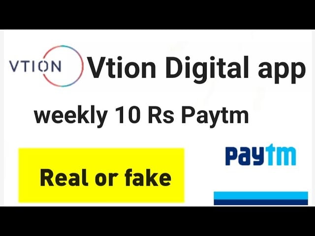 Vtion App Loot-Keep & Earn ₹40 Free PayTM Cash Every Week| Review 1 Vtion App Thumbnail