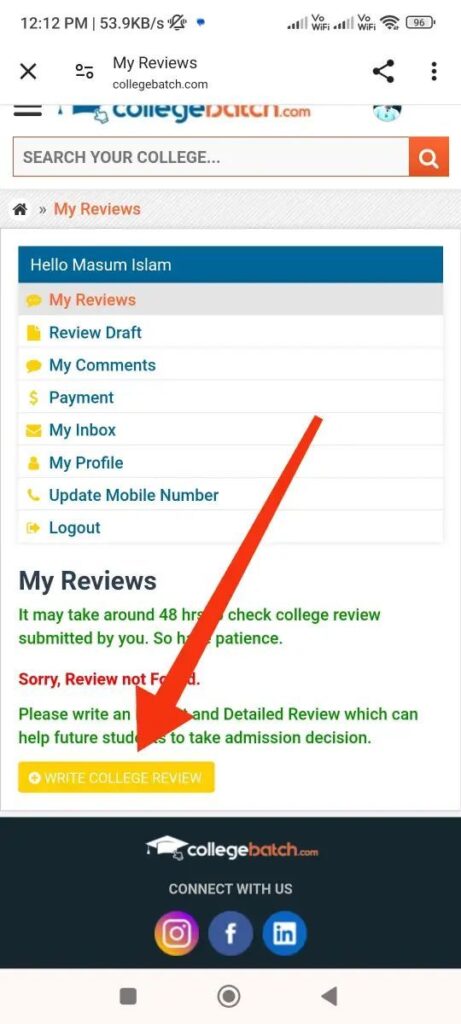 College Batch Review & Earn– Get Assured ₹100 Paytm cash 4 write college batch review