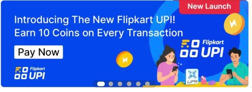 FlipKart UPI Offer : Scan & Pay Flat 50 SuperCoins on 5 Transaction 1 Flipkart scan & pay upi offer