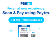 paytm new scan and pay offer:Earn 5000 cashback points paytm new scan and pay offer:Earn 5000 cashback points