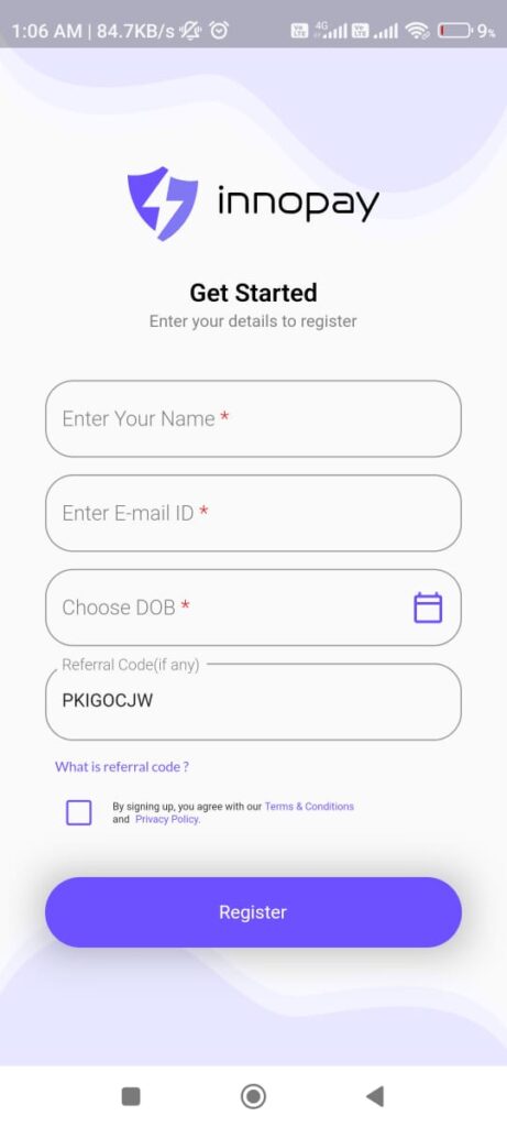 innopay referral code : 5% discount on every Recharge & bill payments 5 innopay referral code