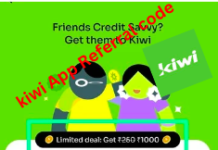 kiwi app referral code: sign up ₹300 and per referral ₹300 kiwi app referral code
