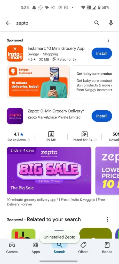 zepto Referral code 2025 | Earn 25% by referring your friends 3 zepto2