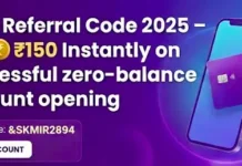 Slice Referral Code 2025 – Get ₹150 Instantly on successful zero-balance account opening Slice Referral Code 2025 – Get ₹150 Instantly on successful zero-balance account opening