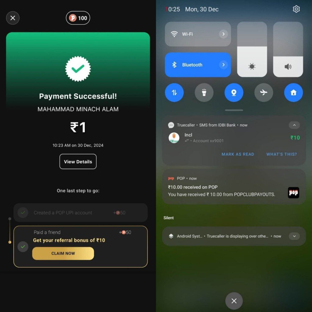 POP UPI App Referral code | ₹200 FREE For All RuPay Credit Card UPI Users 3 POP UPI App Referral code