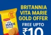 Britannia Vita Marie Gold Offer – Get ₹10 Free Cashback