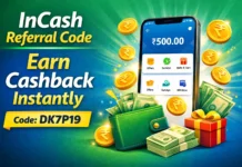 InCash Referral Code โ Earn Cashback & Rewards Easily InCash Referral Code 2025 โ Earn Cashback & Rewards on Signup