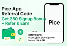 Pice App Referral Code (2025) – Get ₹50 Bonus + Refer & Earn Unlimited