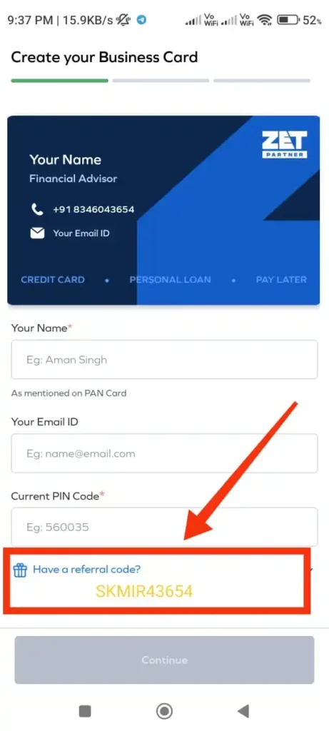 Zet Partner Refer & Earn