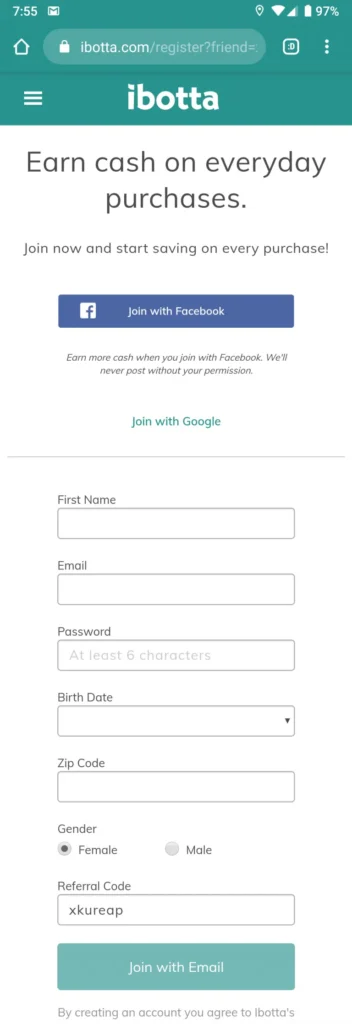 Ibotta Referral Code – Get Free Cash Back on Your First Purchase 1 ibotta 1